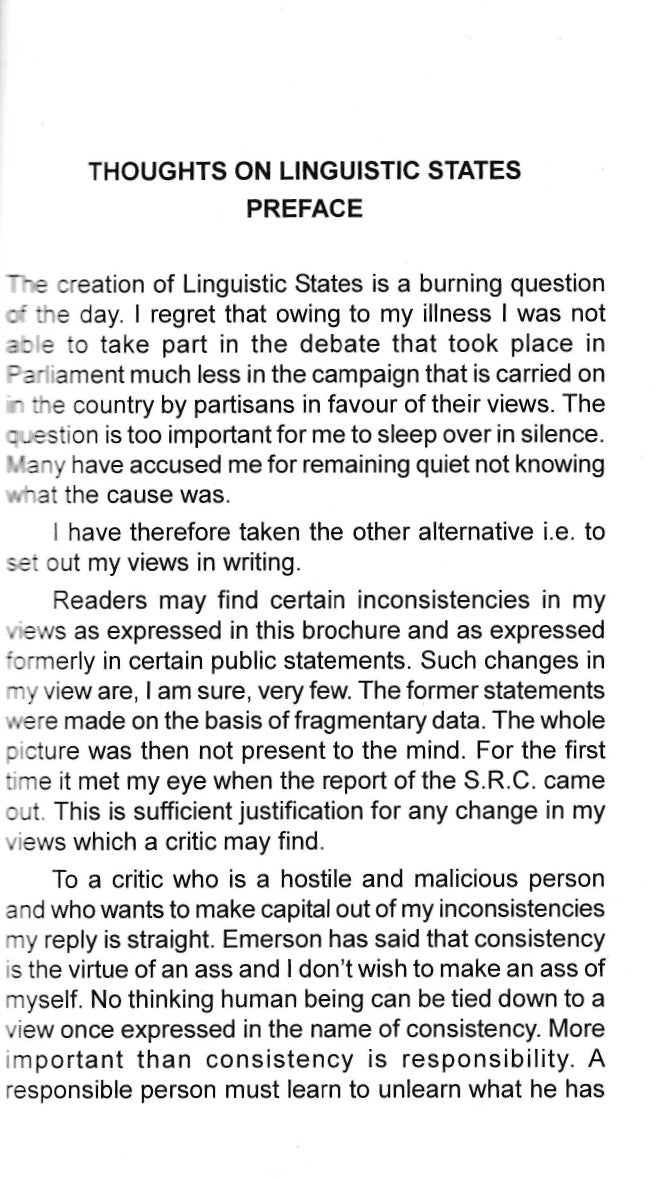Thoughts on Linguistic States