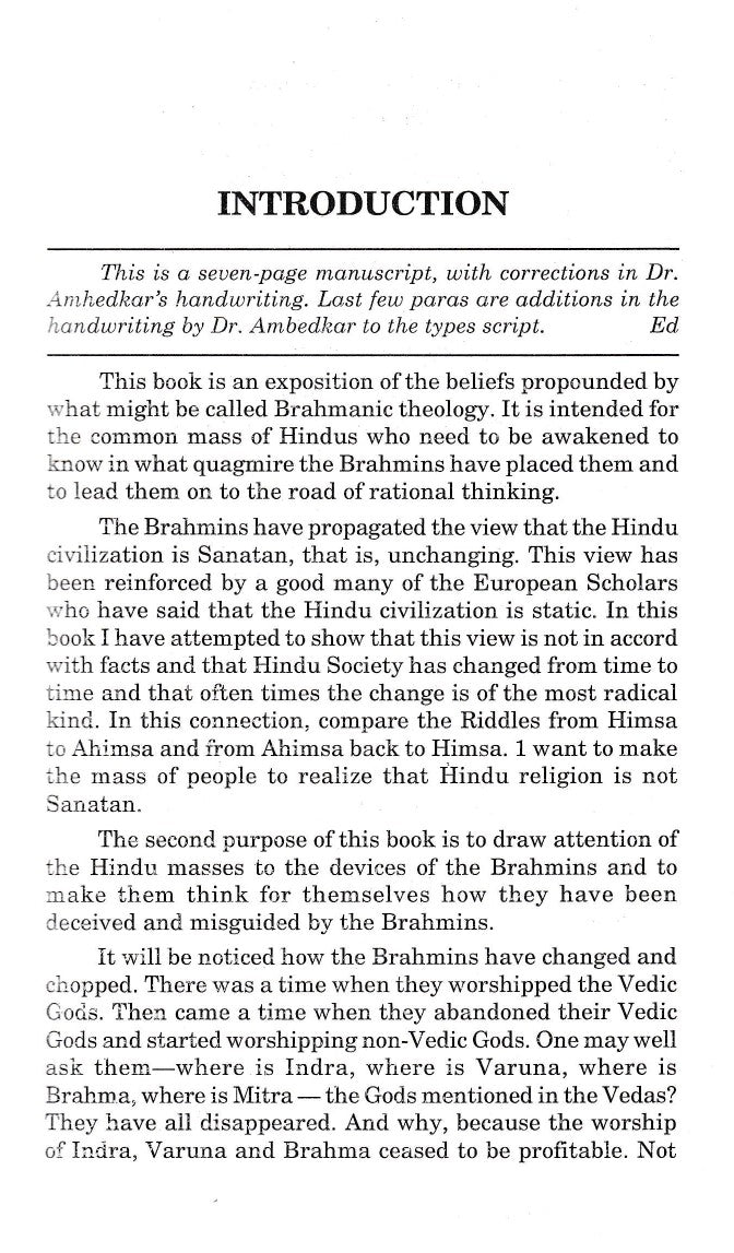 Riddles In Hinduism